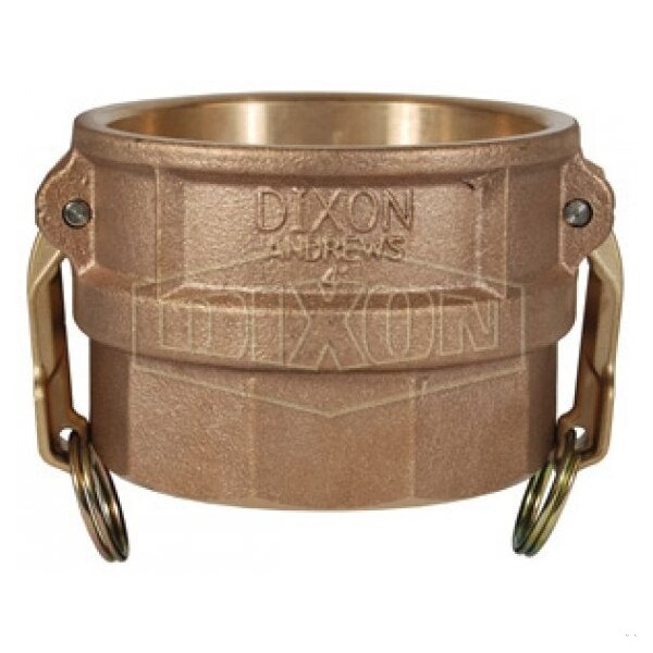 Dixon Type D Cam and Groove Coupler, 1-1/4 in Nominal, Female Coupler x FNPT End Style, Brass, Domestic 125-D-BR - main
